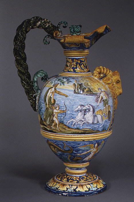 Wine jug depicting Europa being carried to Crete by Zeus