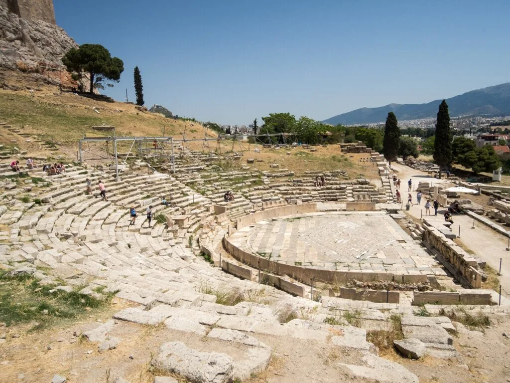 Theatre of Dionysos, Athens · dronepicr